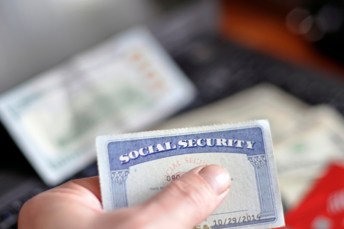 Social Security card for USA identification and retirement. Income. - Sequential Evaluation Process for Social Security Disability