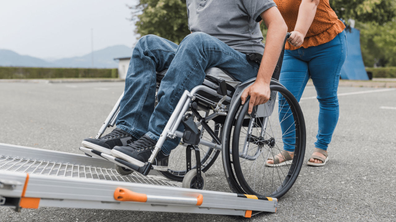 Person in wheelchair demonstrating contrast between qualifying disabilities and temporary conditions that don't meet disability criteria