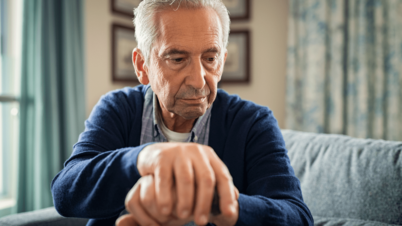 Older man with depression wondering what conditions automatically qualify you for disability for depression